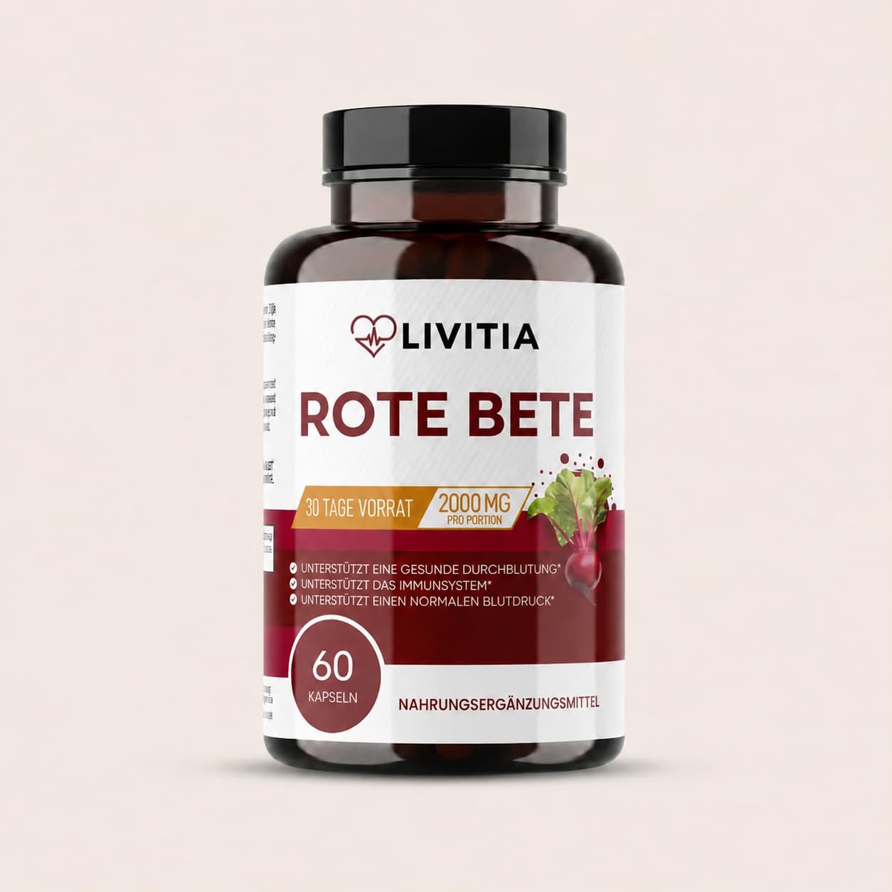 Livitia Rote Bete Kapseln