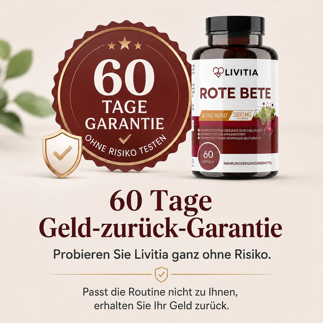 Livitia Rote Bete Kapseln