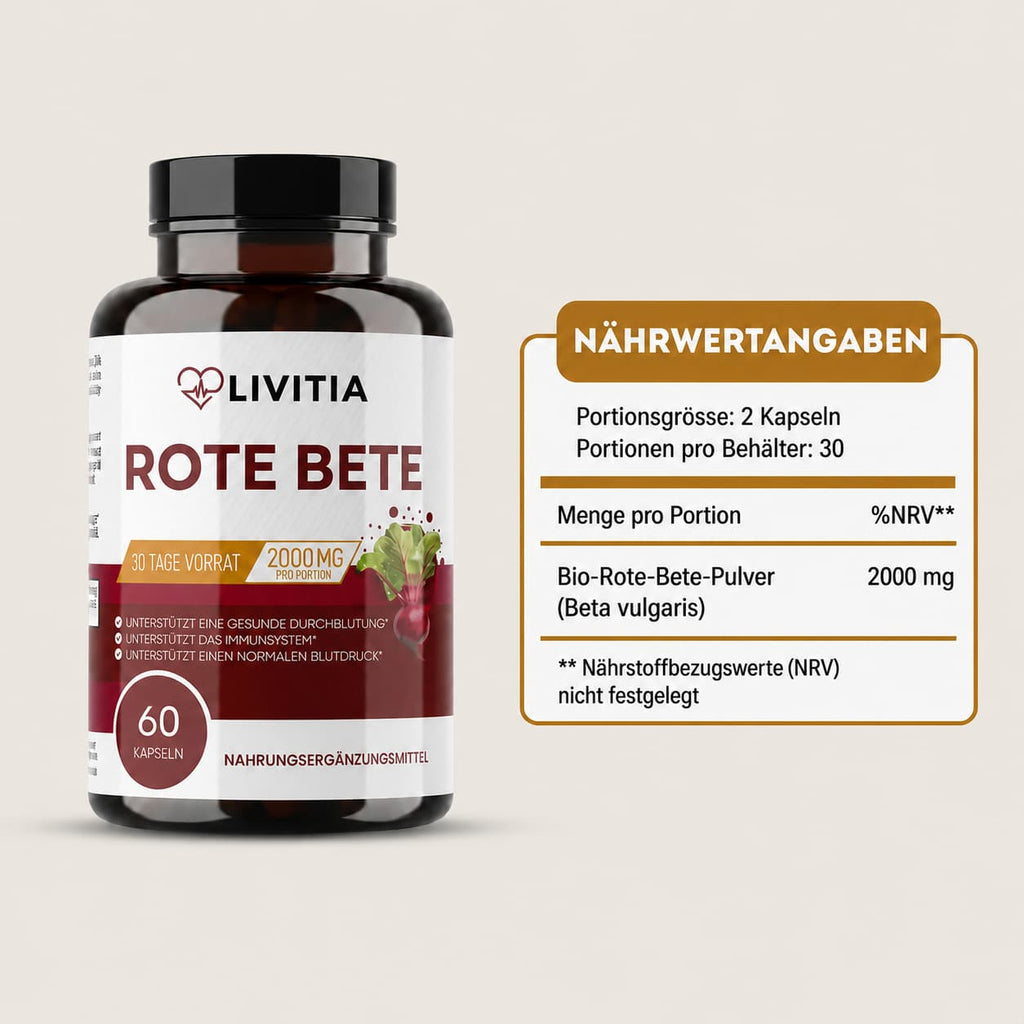 Livitia Rote Bete Kapseln